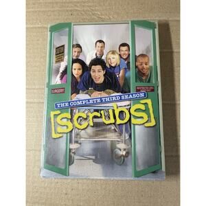 Scrubs TV Comedy Series The Complete Third Season DVD Box Set Touchstone 2006